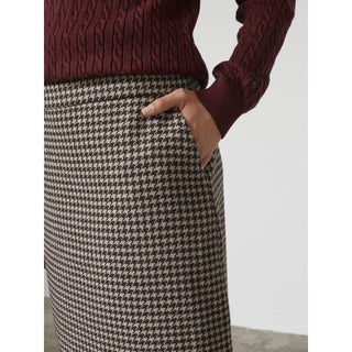 REDGREEN WOMAN Nadia Skirts 229 Dark Brown Check