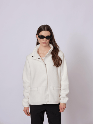 REDGREEN WOMAN Sallie Fleece 021 Ecru