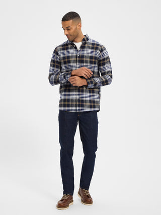 REDGREEN Albert Shirt 2692 Dark Navy Check