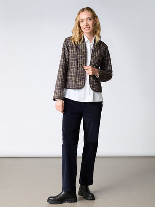 REDGREEN WOMAN Sigga Jackets and Coats 268 Navy Check