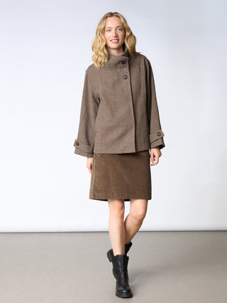 REDGREEN WOMAN Sitta Checked Jackets and Coats 229 Dark Brown Check