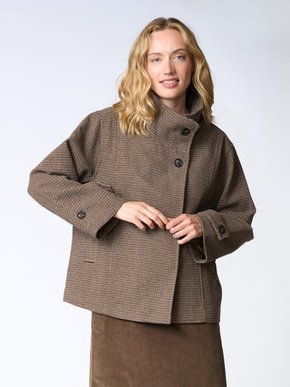 REDGREEN WOMAN Sitta Checked Jackets and Coats 229 Dark Brown Check