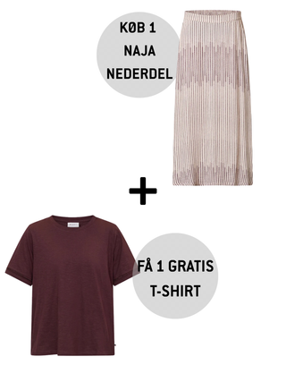 Køb 1 Naja nederdel - Få 1 GRATIS T-shirt (værdi 399,-)