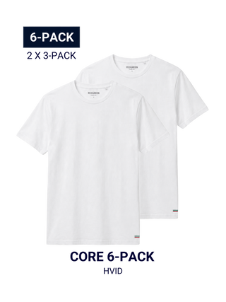 Core 6-pack T-shirt - White